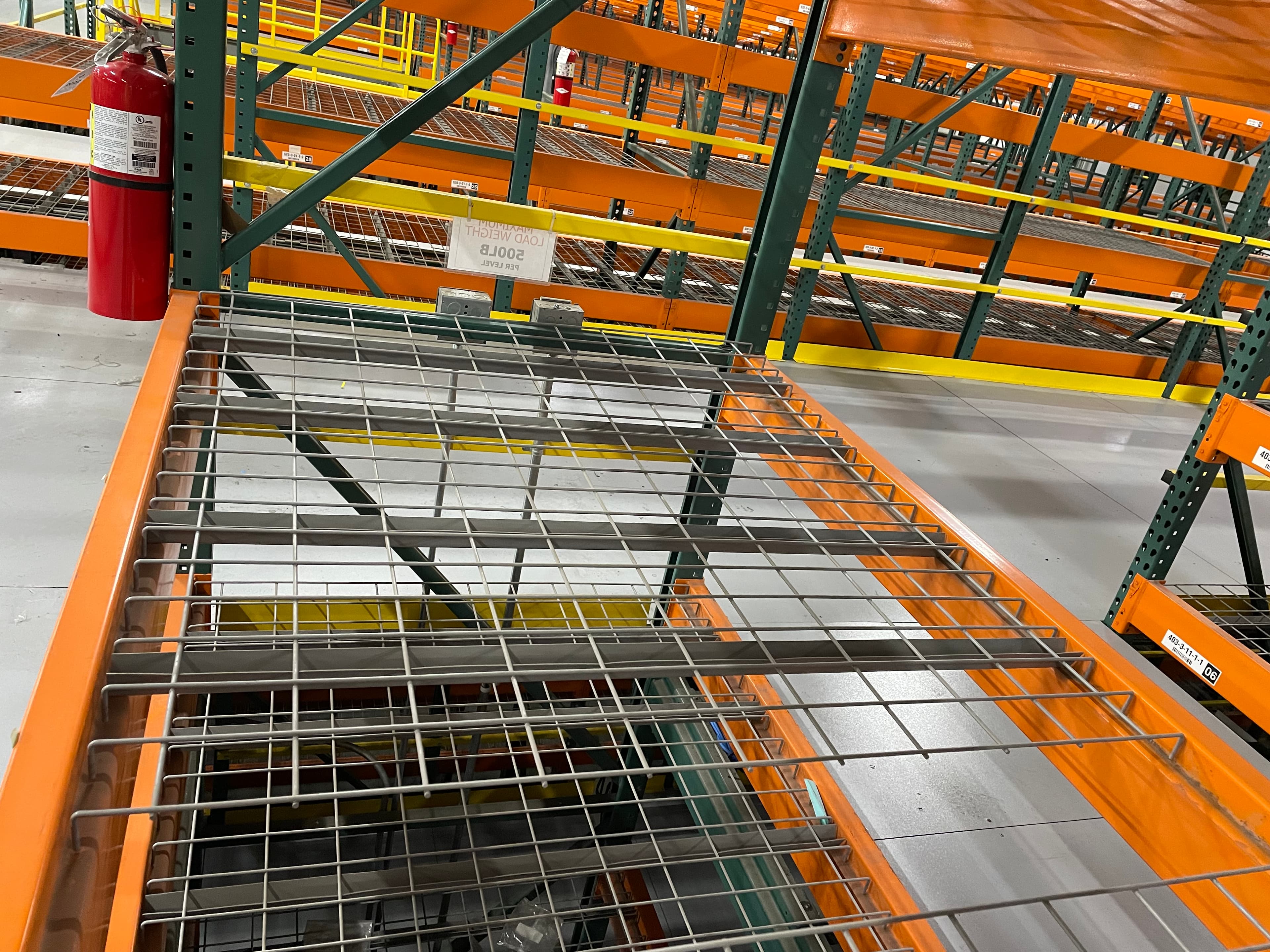 Wire Deck - 44" x 46" - Inside Waterfall